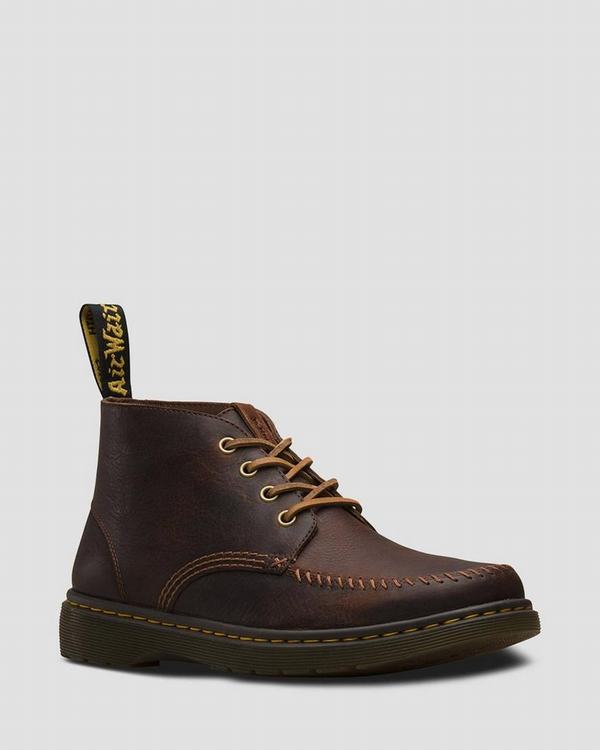 Dr Martens Pánské Polobotky Holt Hnědé, CZ-791305